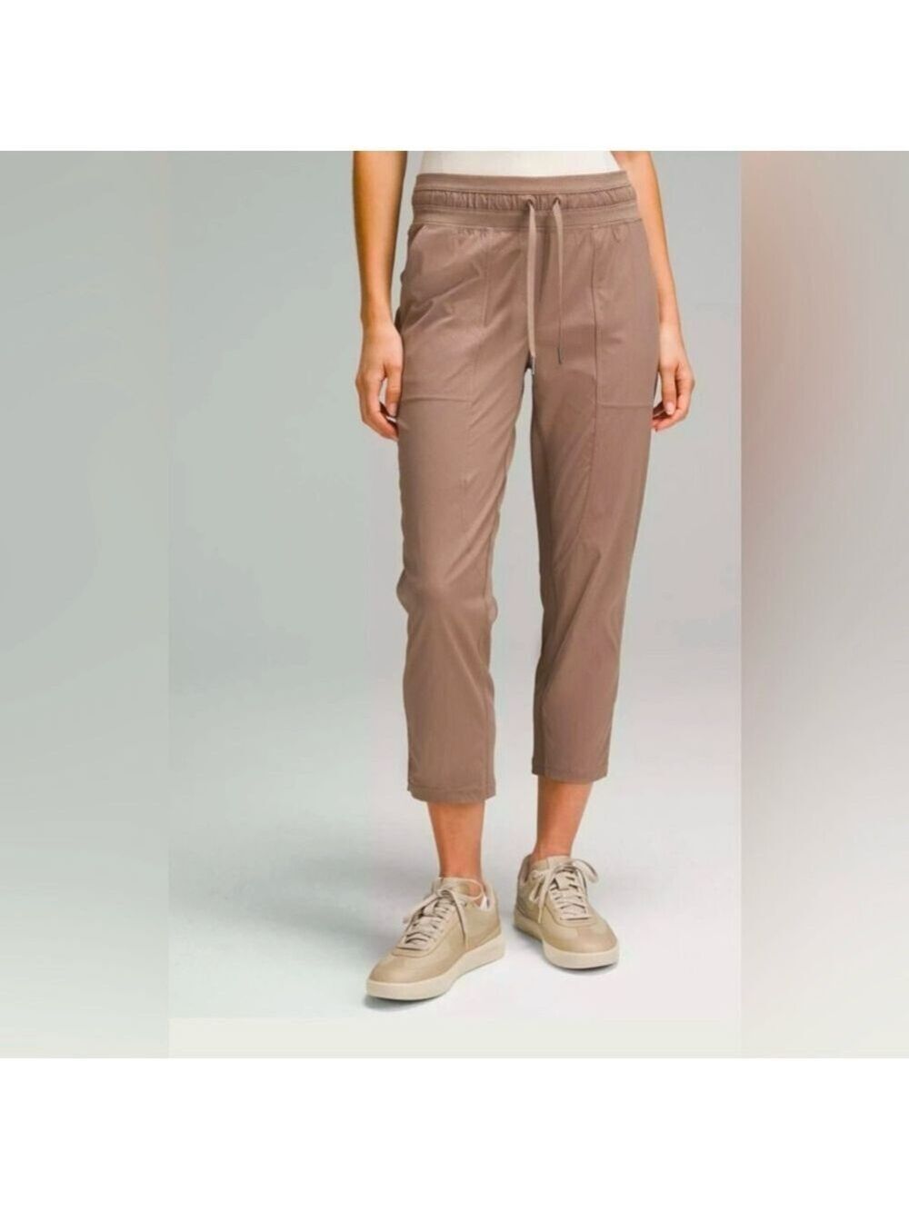 Lululemon Dance Studio Mid-Rise Cropped Pant Taupe Size 2 2024